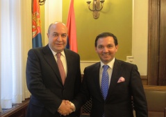 11 January 2017 Deputy Speaker Marinkovic and Ambassador Hasanov